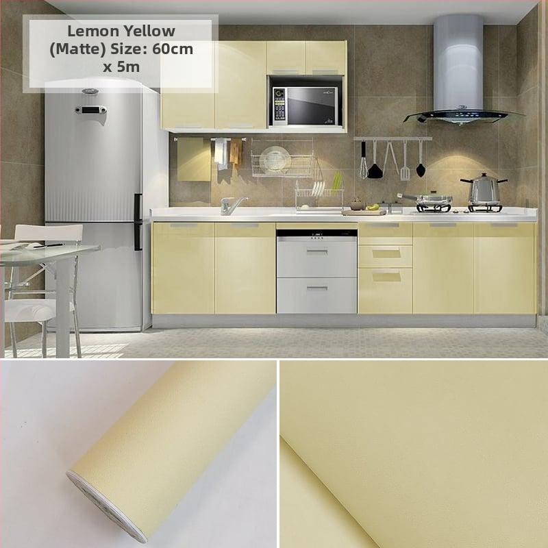 PVC стенен стикер за шкафове и мебели за обновяване; декоративно украсяване; едноцветен модел; 1 бр.; скандинавски стил.