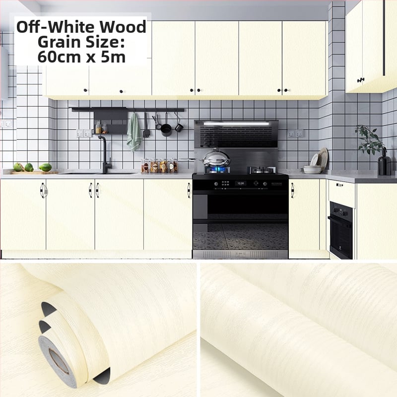 PVC стенен стикер за шкафове и мебели за обновяване; декоративно украсяване; едноцветен модел; 1 бр.; скандинавски стил.