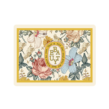 Подова постелка за баня, диатомитова глина, модел с цветя, печатено, измиваемо, персонализируемо