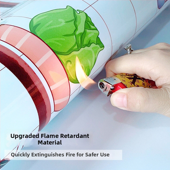 Кухненски стенен стикер против мазнини, хартия, карикатурен принт, 1 бр.