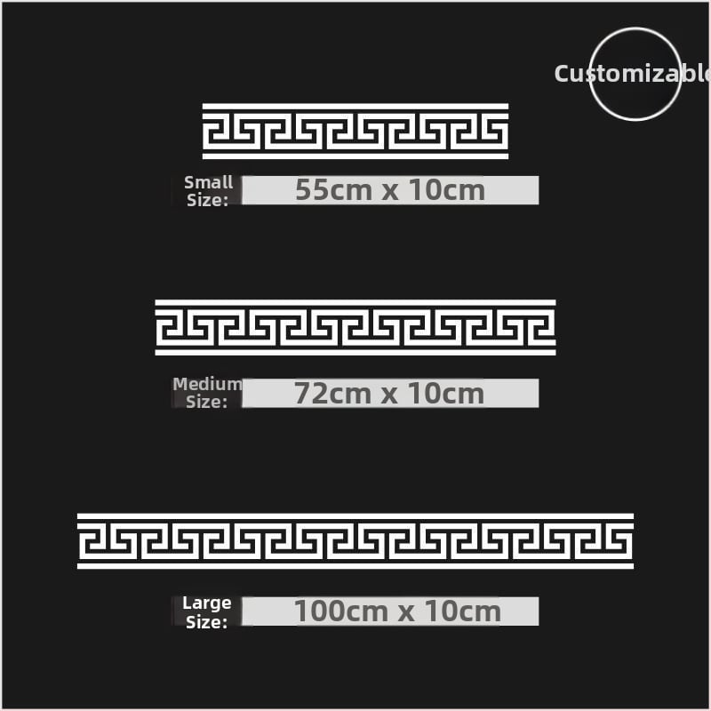 Стенно стикер - триизмерен PVC декор, противопожарна функция, китайски стил, за външни пространства