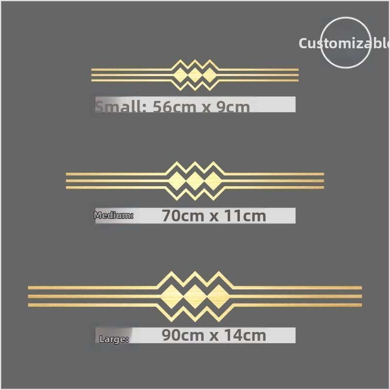 Стенно стикер - триизмерен PVC декор, противопожарна функция, китайски стил, за външни пространства