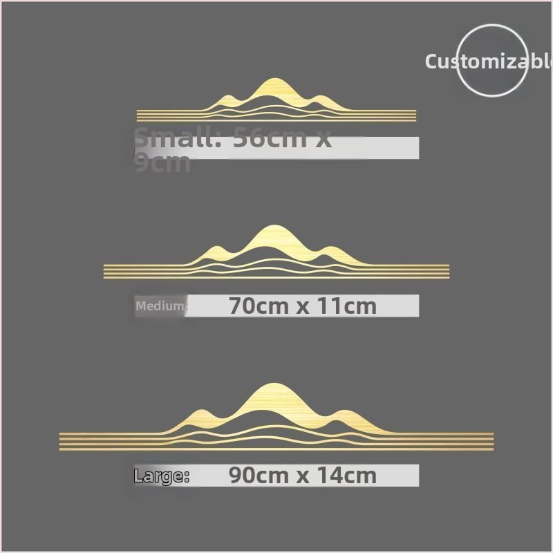 Стенно стикер - триизмерен PVC декор, противопожарна функция, китайски стил, за външни пространства