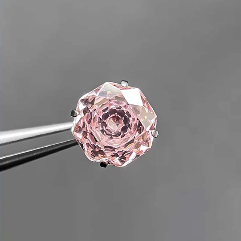 Geomeetrilised titanioum kõrvarõngad kaheksakandilise kujundusega, tsirkoon, G23 titani sulam, sisemine kinnitus