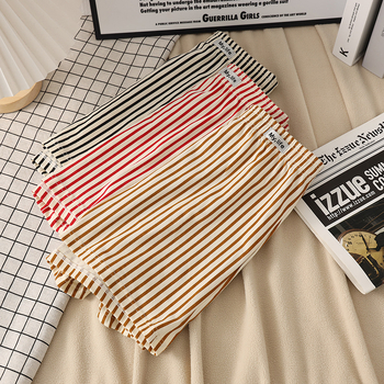 Мъжки памучни боксерки, свободен крой, модел райета/мрежа, основен плат 95-100% памук, средна талия