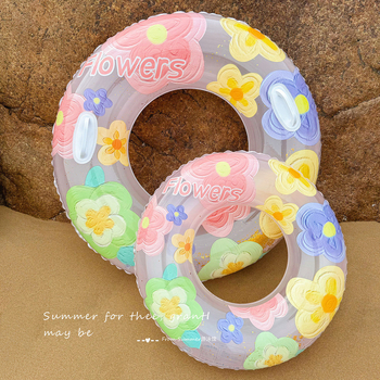 Bērnu peldēšanas gredzens, PVC materiāls, vienkrāsains dizains