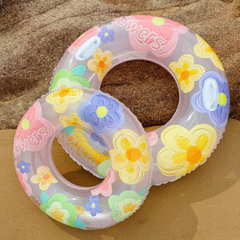 Bērnu peldēšanas gredzens, PVC materiāls, vienkrāsains dizains