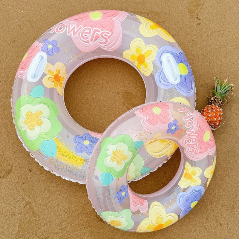 Bērnu peldēšanas gredzens, PVC materiāls, vienkrāsains dizains