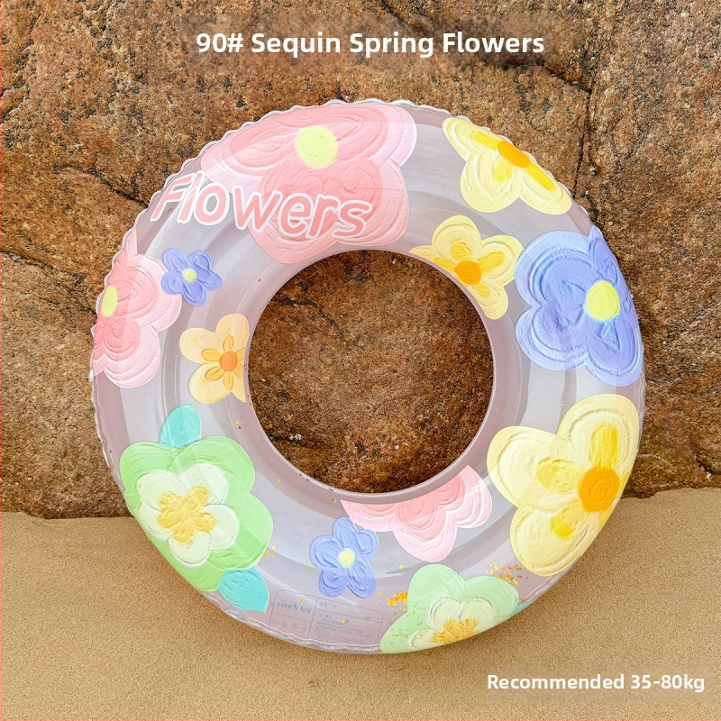 Bērnu peldēšanas gredzens, PVC materiāls, vienkrāsains dizains