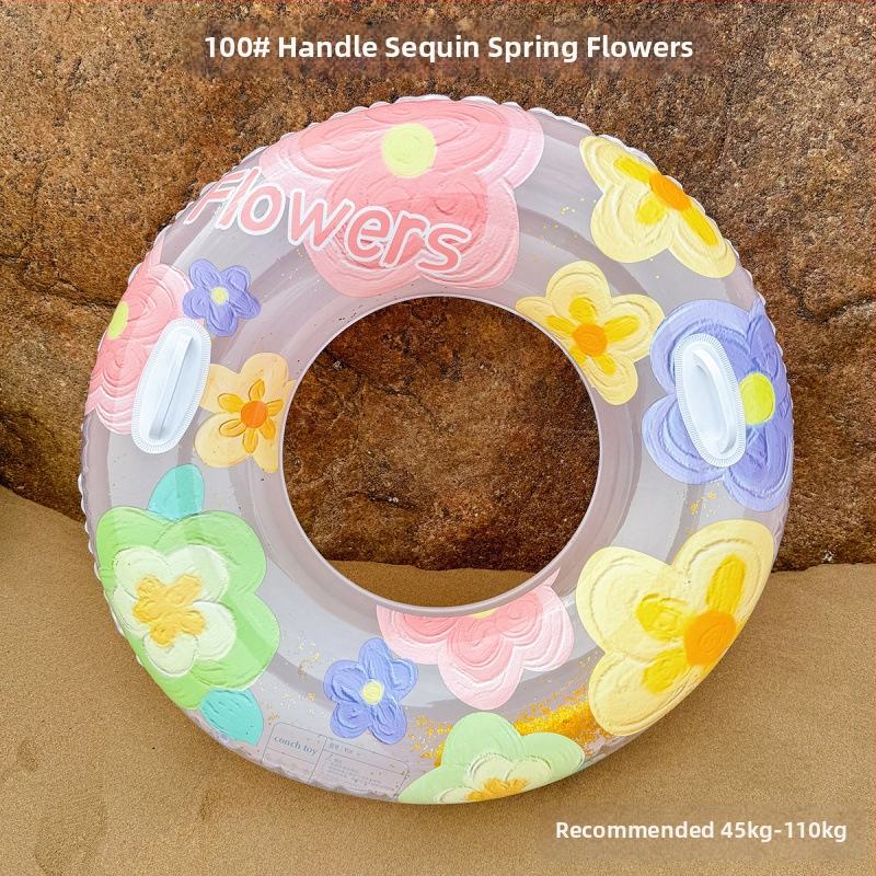 Bērnu peldēšanas gredzens, PVC materiāls, vienkrāsains dizains