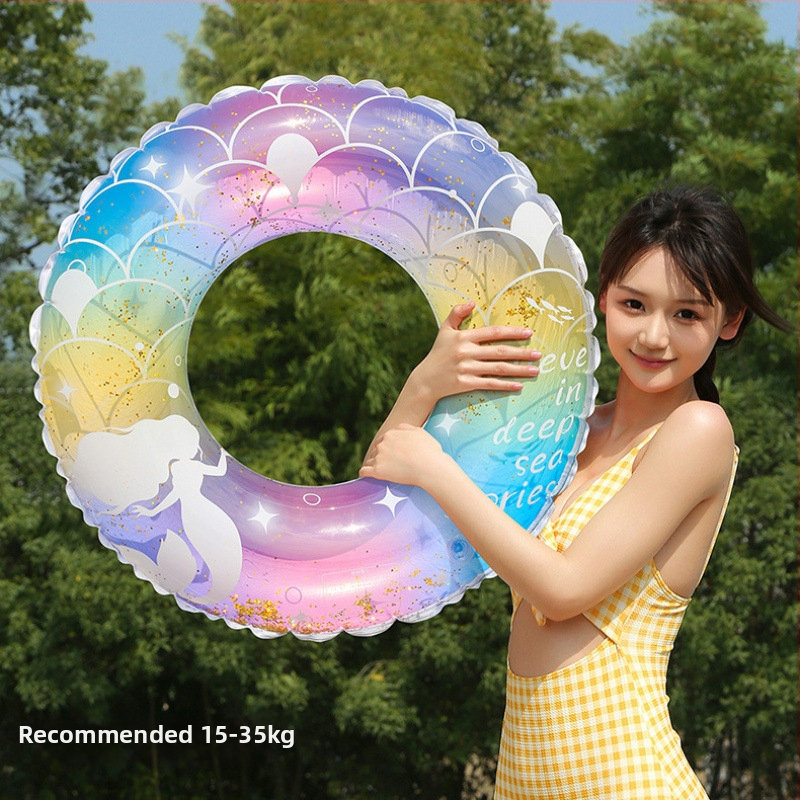 Bērnu peldēšanas gredzens, PVC materiāls, vienkrāsains dizains