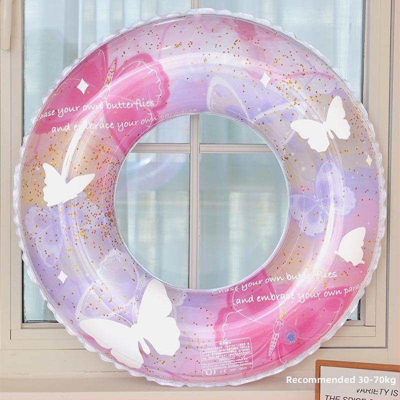 Bērnu peldēšanas gredzens, PVC materiāls, vienkrāsains dizains