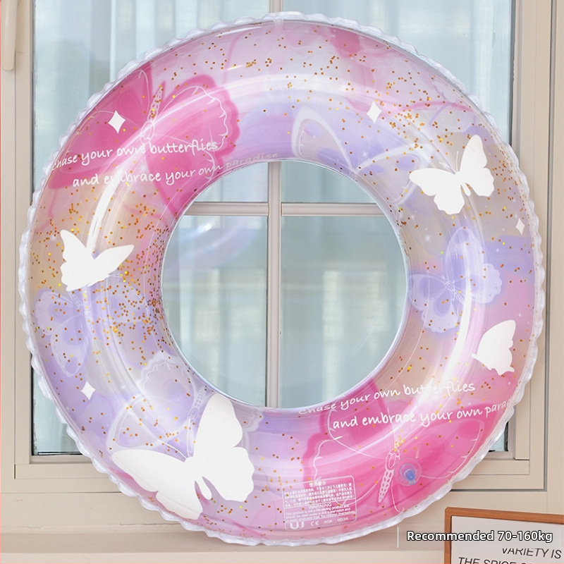 Bērnu peldēšanas gredzens, PVC materiāls, vienkrāsains dizains