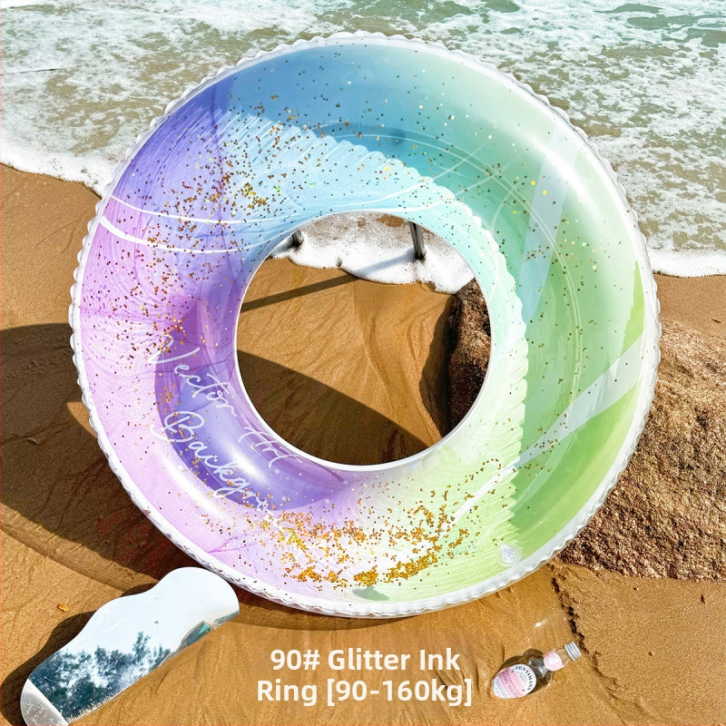 Bērnu peldēšanas gredzens, PVC materiāls, vienkrāsains dizains