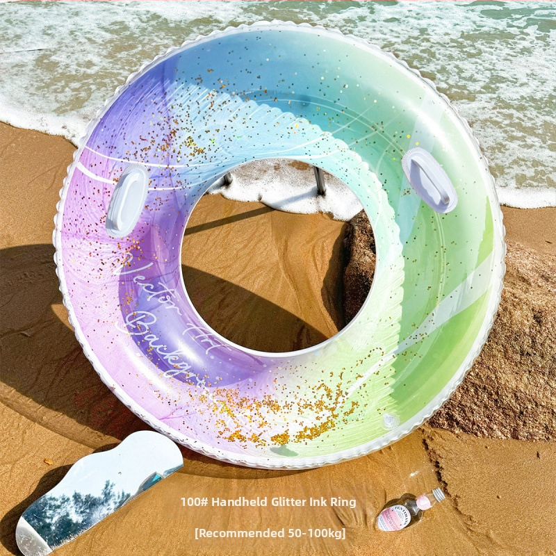 Bērnu peldēšanas gredzens, PVC materiāls, vienkrāsains dizains