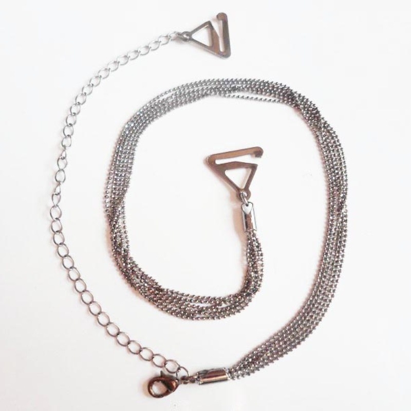 Carefree fish Rhinestone презрамки за сутиен – Неслизащи се, невидими, регулируеми метални презрамки с кристали и перли