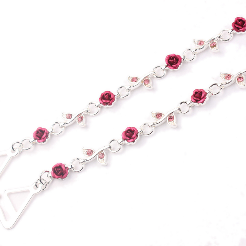 Carefree fish Rhinestone презрамки за сутиен – Неслизащи се, невидими, регулируеми метални презрамки с кристали и перли