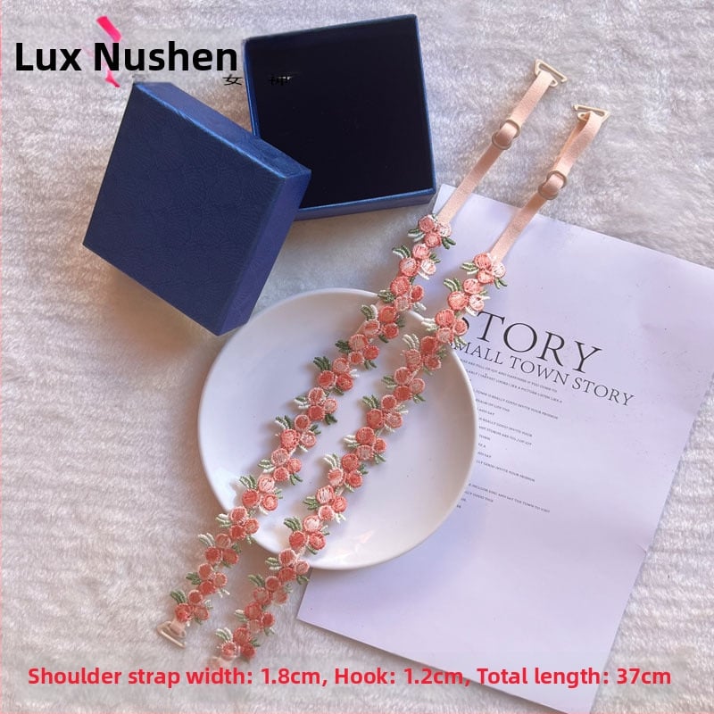 Κεντημένο δαντελένιο φόρεμα-slip με λεπτές τιράντες, νάιλον, διαφανείς λεπτομέρειες, άνοιξη 2024