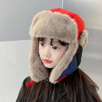 Vaikų Lei Feng skrybėlė žiemai, kupolo viršus, be krašto, 6–12 mėnesių ir 1–2 metų amžiaus