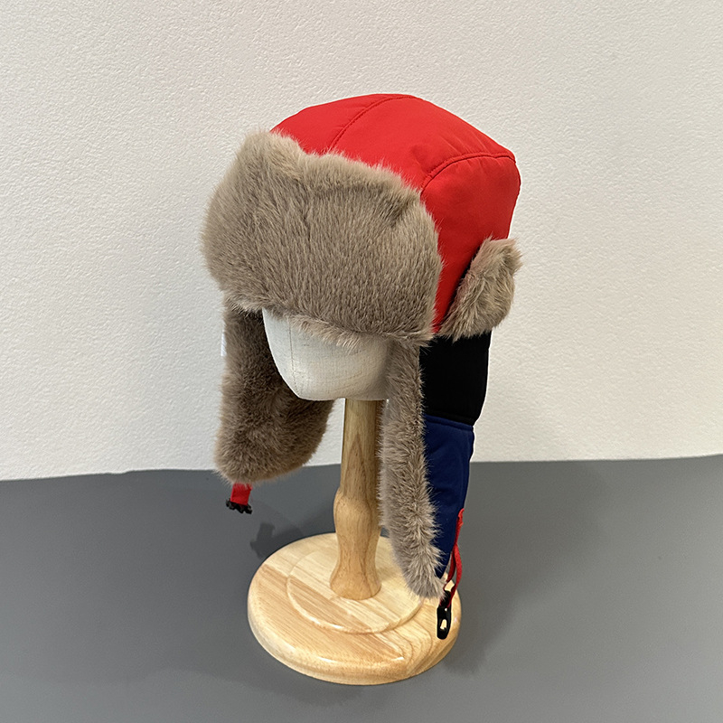 Vaikų Lei Feng skrybėlė žiemai, kupolo viršus, be krašto, 6–12 mėnesių ir 1–2 metų amžiaus