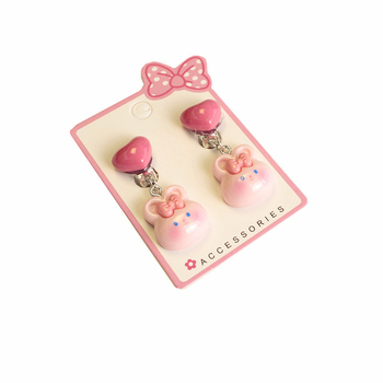 Dječje naušnice na klipsu | Ručno izrađene, Mittiz, plastika/smola, Séria Princeza, Likovi iz crtanih filmova