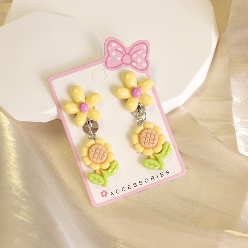 Dječje naušnice na klipsu | Ručno izrađene, Mittiz, plastika/smola, Séria Princeza, Likovi iz crtanih filmova