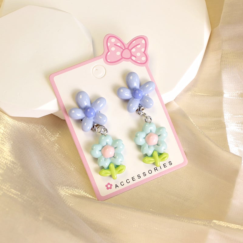 Dječje naušnice na klipsu | Ručno izrađene, Mittiz, plastika/smola, Séria Princeza, Likovi iz crtanih filmova