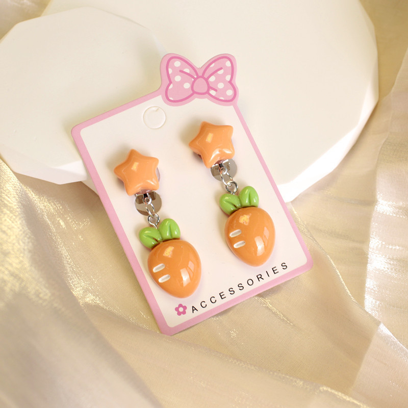 Dječje naušnice na klipsu | Ručno izrađene, Mittiz, plastika/smola, Séria Princeza, Likovi iz crtanih filmova