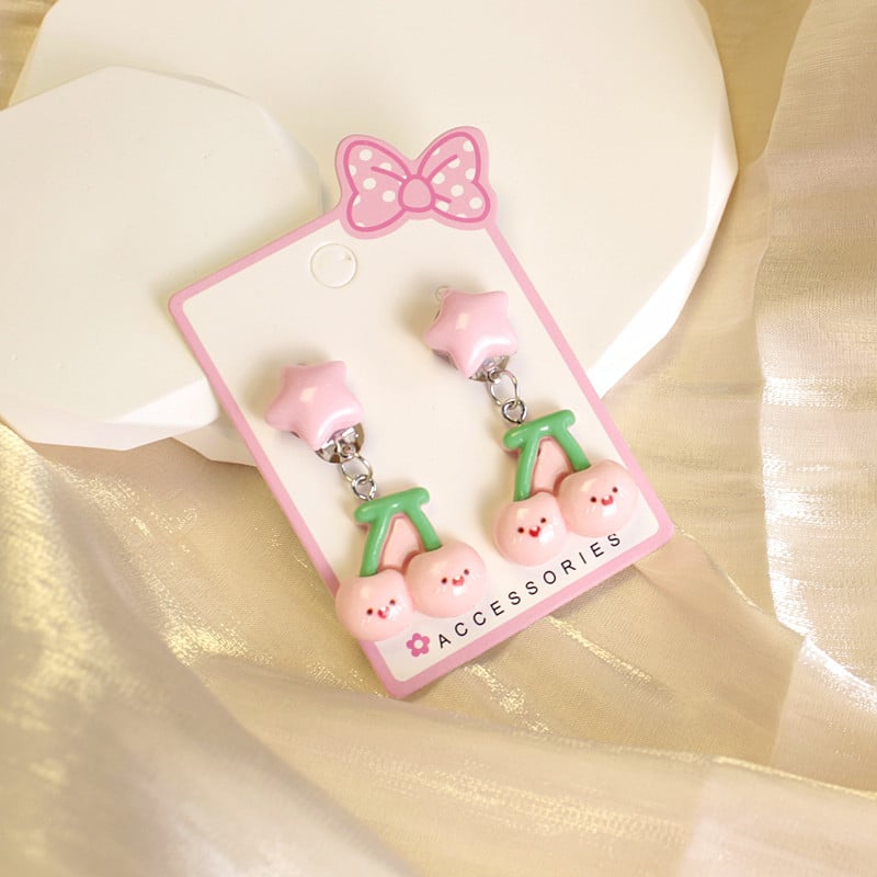 Dječje naušnice na klipsu | Ručno izrađene, Mittiz, plastika/smola, Séria Princeza, Likovi iz crtanih filmova