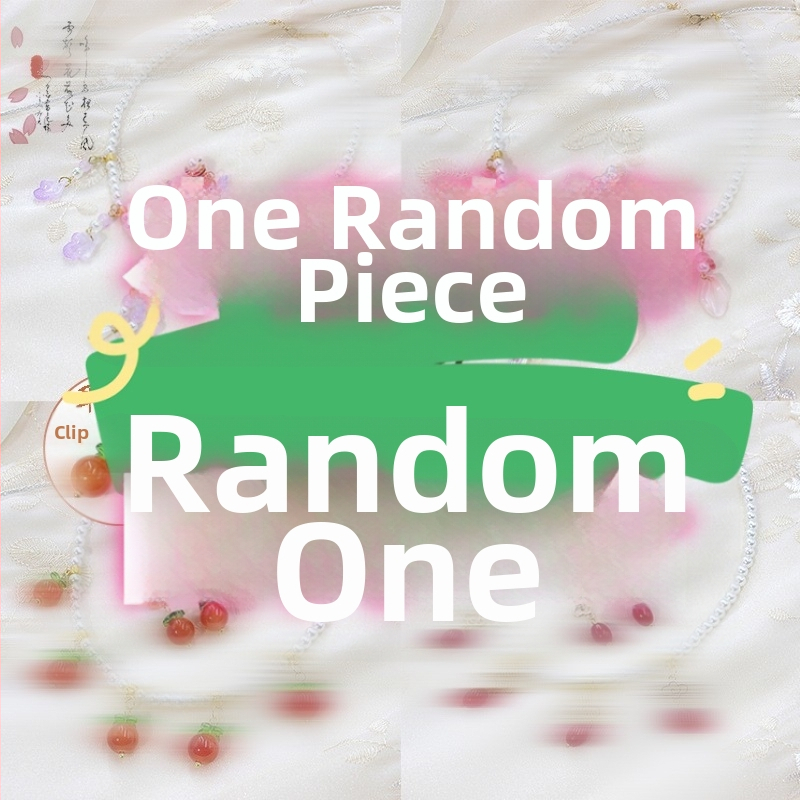 Vaikų ausų klipsų rinkinys - senovinis stilius, rankų darbo stiklo detalės su vaisių ir lapų motyvais