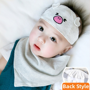 Medvilninė kūdikių kepurė, kvėpuojanti ir šilta, plonas dizainas, 0–12 mėnesių, pavasaris, siuvinėjimas