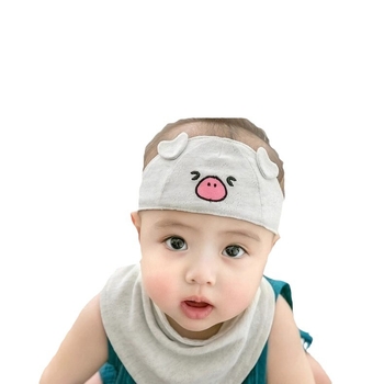 Medvilninė kūdikių kepurė, kvėpuojanti ir šilta, plonas dizainas, 0–12 mėnesių, pavasaris, siuvinėjimas