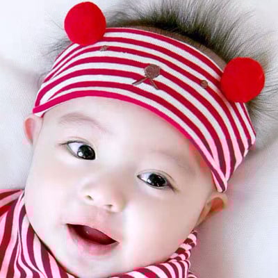 Medvilninė kūdikių kepurė, kvėpuojanti ir šilta, plonas dizainas, 0–12 mėnesių, pavasaris, siuvinėjimas