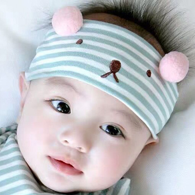 Medvilninė kūdikių kepurė, kvėpuojanti ir šilta, plonas dizainas, 0–12 mėnesių, pavasaris, siuvinėjimas