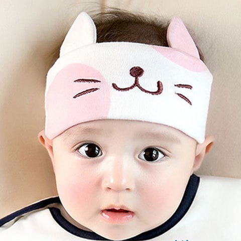 Medvilninė kūdikių kepurė, kvėpuojanti ir šilta, plonas dizainas, 0–12 mėnesių, pavasaris, siuvinėjimas