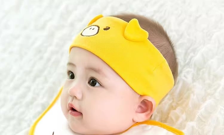Medvilninė kūdikių kepurė, kvėpuojanti ir šilta, plonas dizainas, 0–12 mėnesių, pavasaris, siuvinėjimas