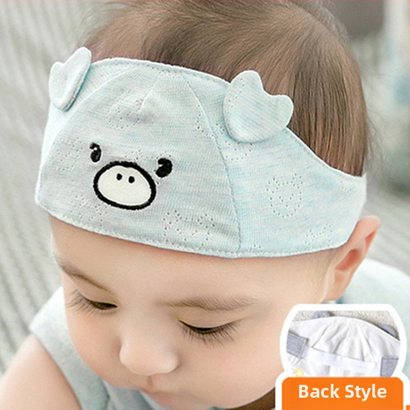 Medvilninė kūdikių kepurė, kvėpuojanti ir šilta, plonas dizainas, 0–12 mėnesių, pavasaris, siuvinėjimas