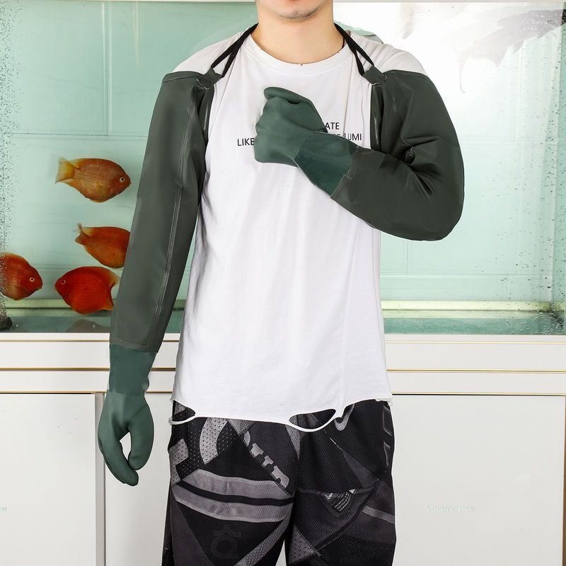 Pramoninės žvejybos pirštinės – alyvoms atsparios, vandeniui atsparios, neslystančios, rūgštims ir šarminėms atsparios, dilimui atsparios