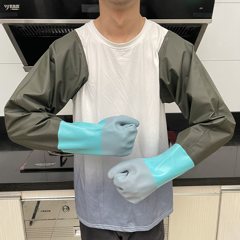 Pramoninės žvejybos pirštinės – alyvoms atsparios, vandeniui atsparios, neslystančios, rūgštims ir šarminėms atsparios, dilimui atsparios