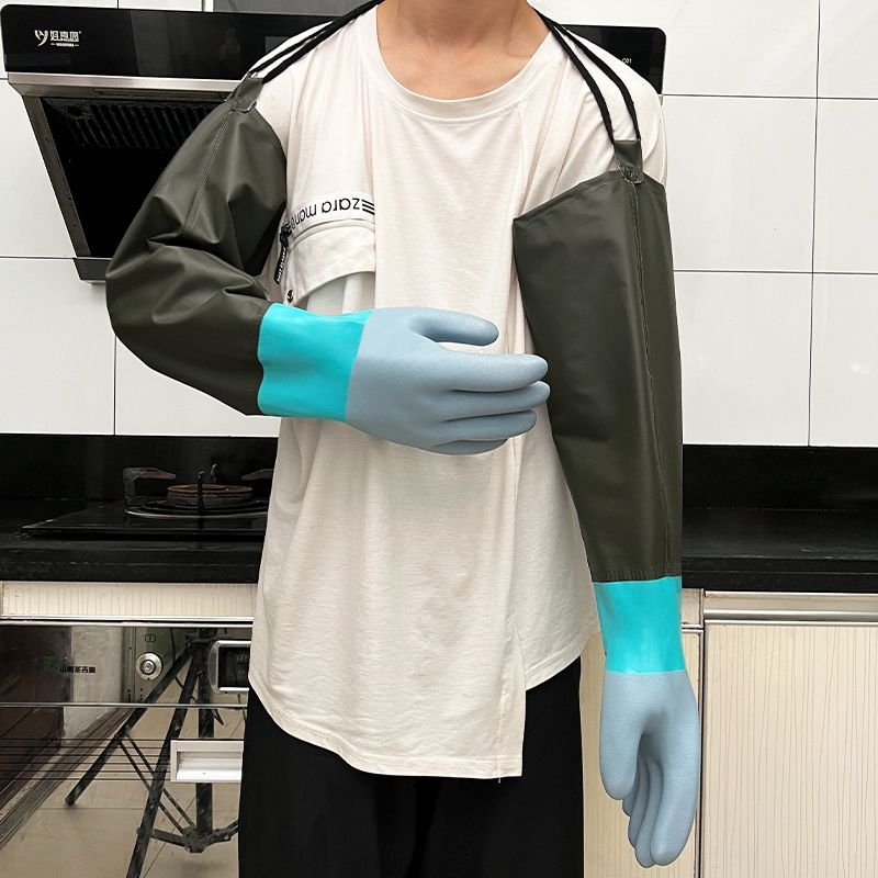 Pramoninės žvejybos pirštinės – alyvoms atsparios, vandeniui atsparios, neslystančios, rūgštims ir šarminėms atsparios, dilimui atsparios