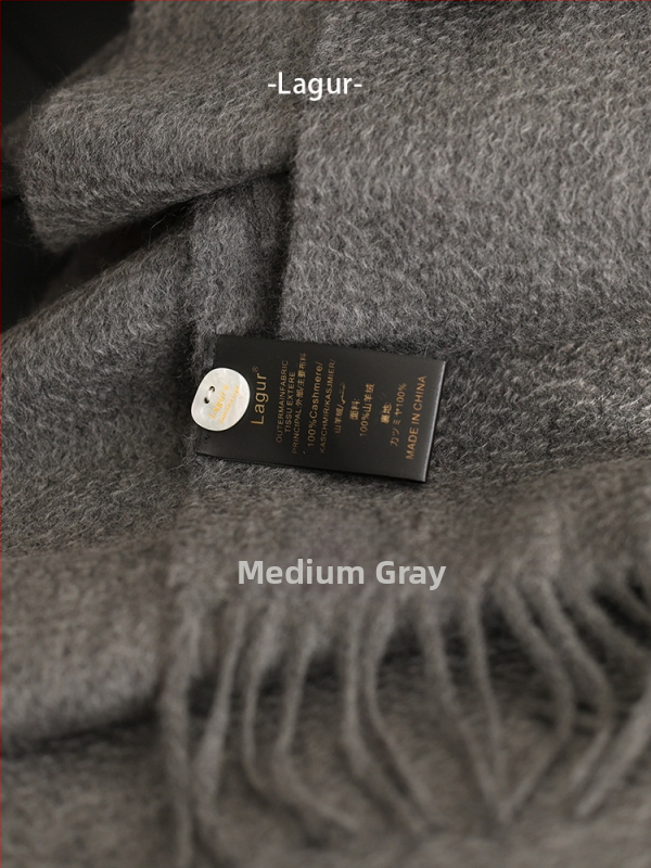 Blue enough Σάλι από 100% cashmere, ύφανση warp knitting, ζεστό για τον χειμώνα, unisex