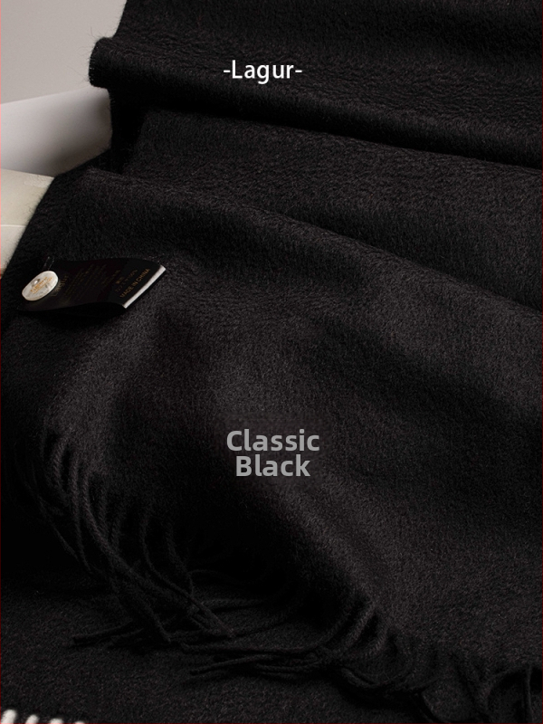 Blue enough Σάλι από 100% cashmere, ύφανση warp knitting, ζεστό για τον χειμώνα, unisex