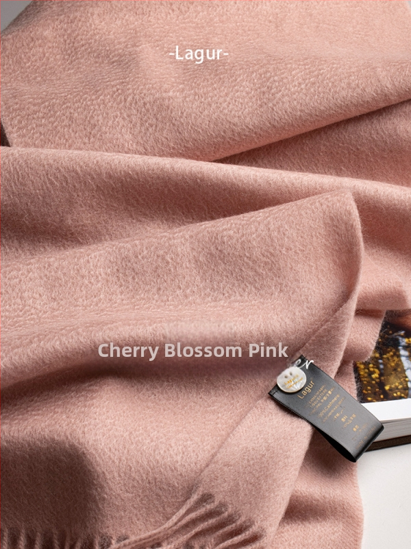 Blue enough Σάλι από 100% cashmere, ύφανση warp knitting, ζεστό για τον χειμώνα, unisex