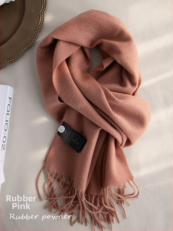 Blue enough Σάλι από 100% cashmere, ύφανση warp knitting, ζεστό για τον χειμώνα, unisex