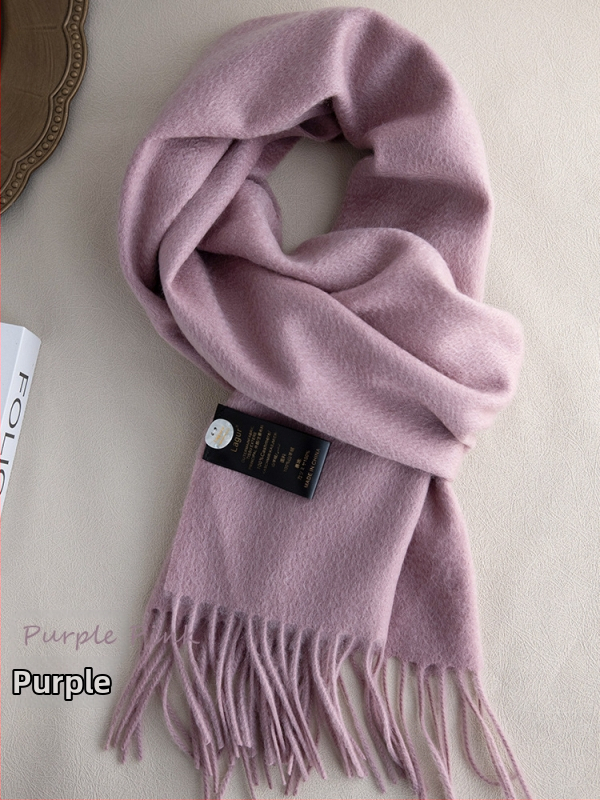 Blue enough Σάλι από 100% cashmere, ύφανση warp knitting, ζεστό για τον χειμώνα, unisex