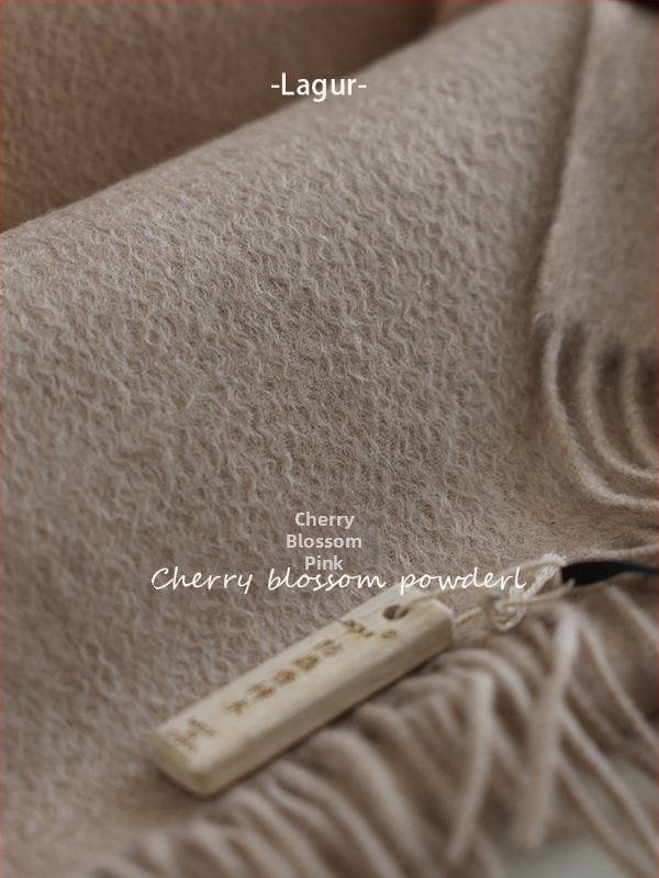 Blue enough Σάλι από 100% cashmere, ύφανση warp knitting, ζεστό για τον χειμώνα, unisex