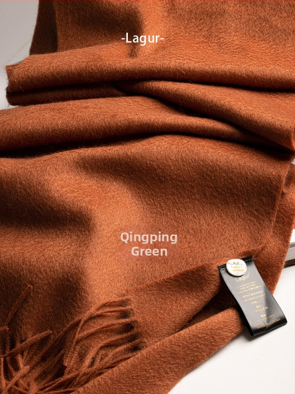 Blue enough Σάλι από 100% cashmere, ύφανση warp knitting, ζεστό για τον χειμώνα, unisex