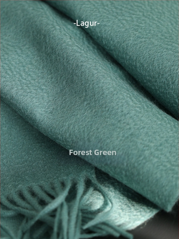 Blue enough Σάλι από 100% cashmere, ύφανση warp knitting, ζεστό για τον χειμώνα, unisex