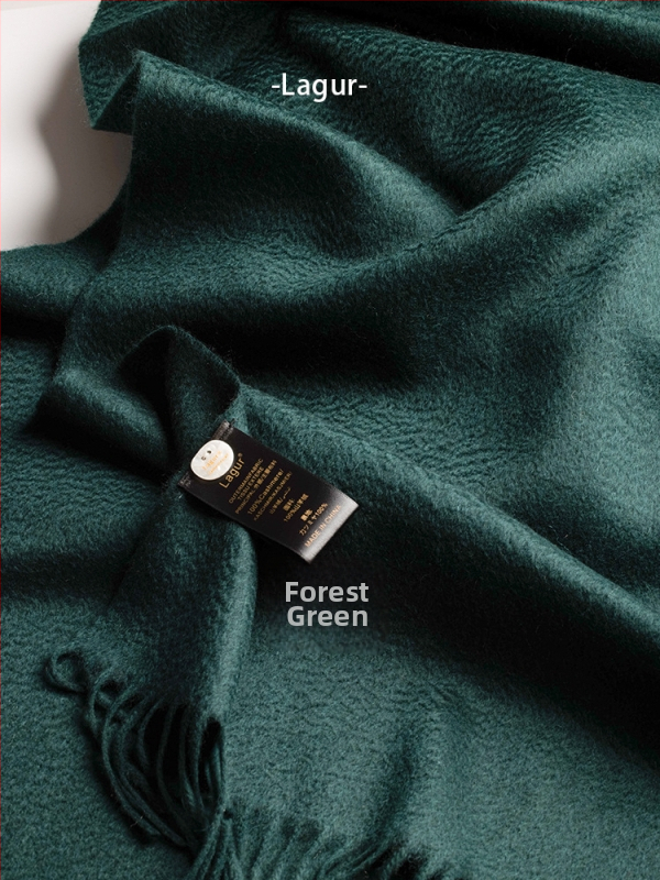 Blue enough Σάλι από 100% cashmere, ύφανση warp knitting, ζεστό για τον χειμώνα, unisex