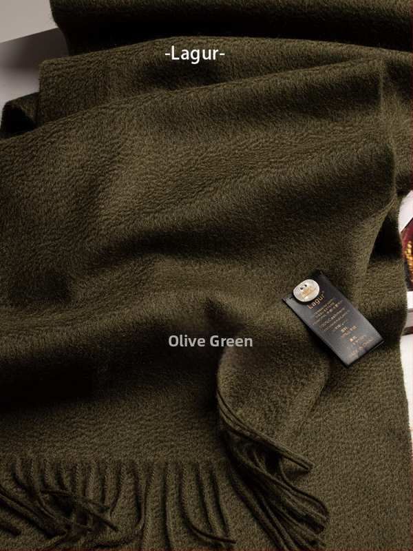 Blue enough Σάλι από 100% cashmere, ύφανση warp knitting, ζεστό για τον χειμώνα, unisex